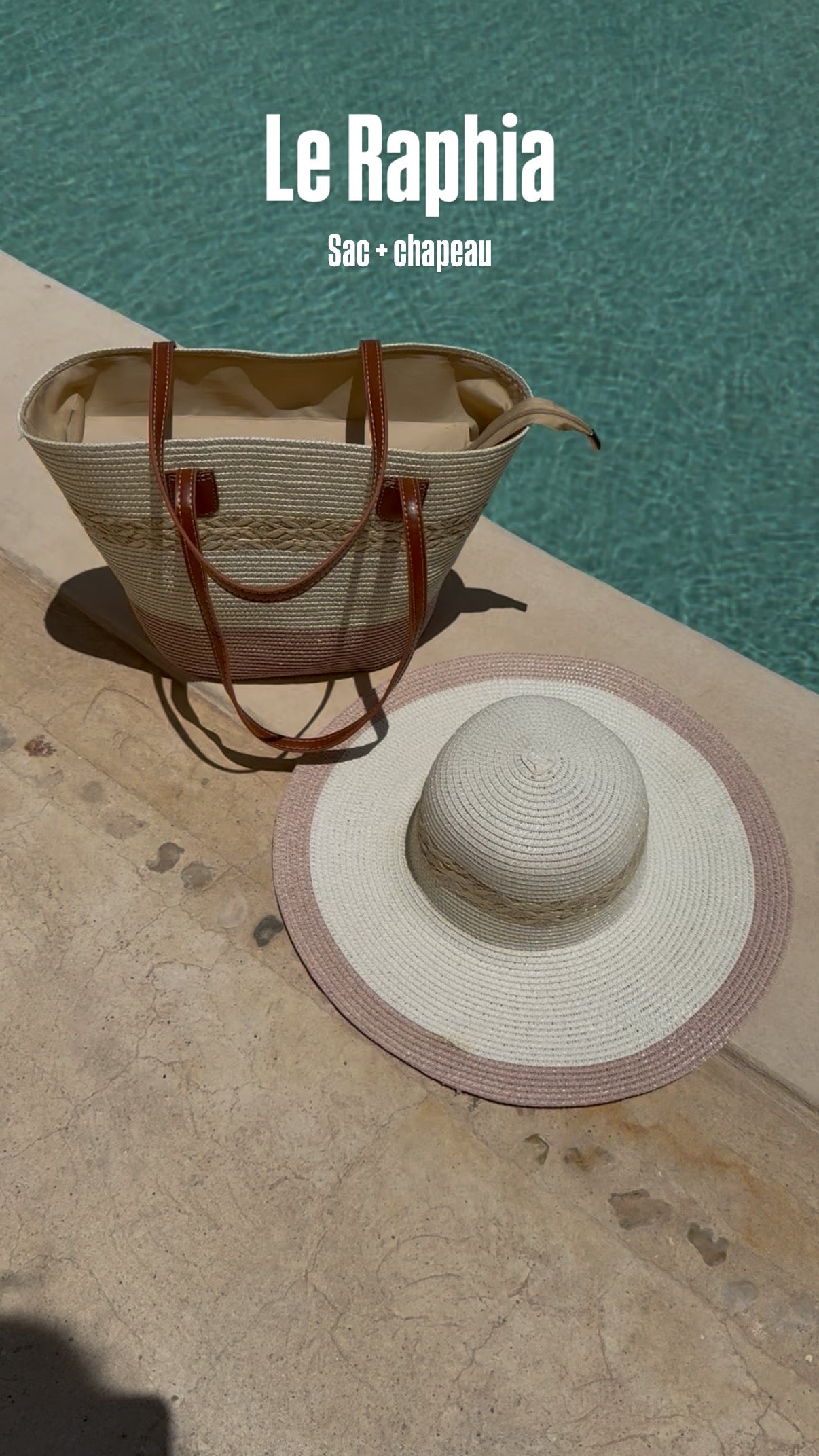 Le Raphia (Sac + Chapeau)