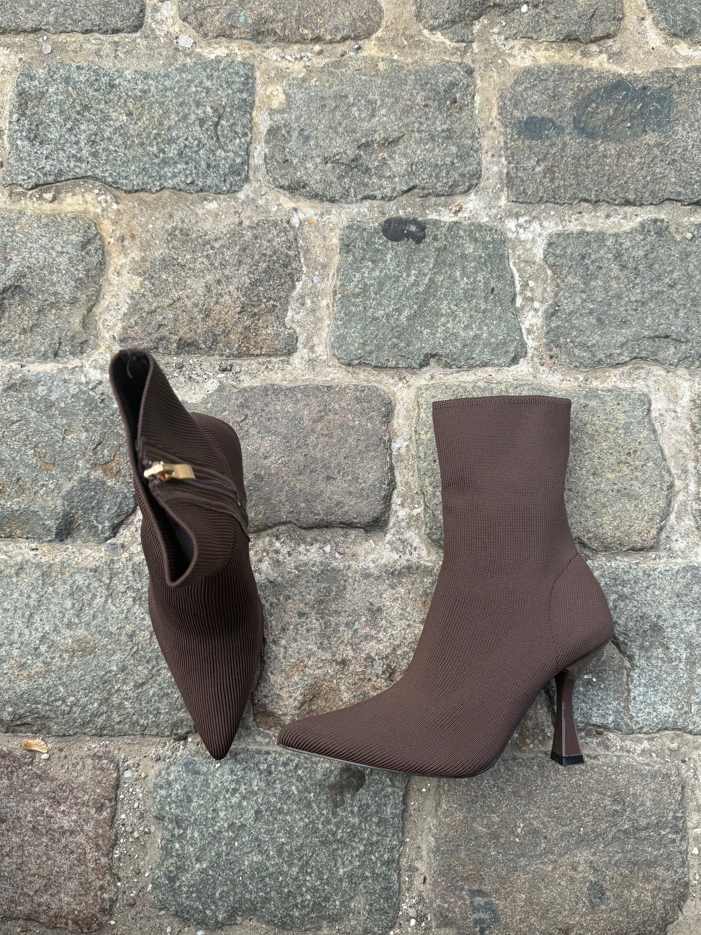 Bottines à Talons Marron