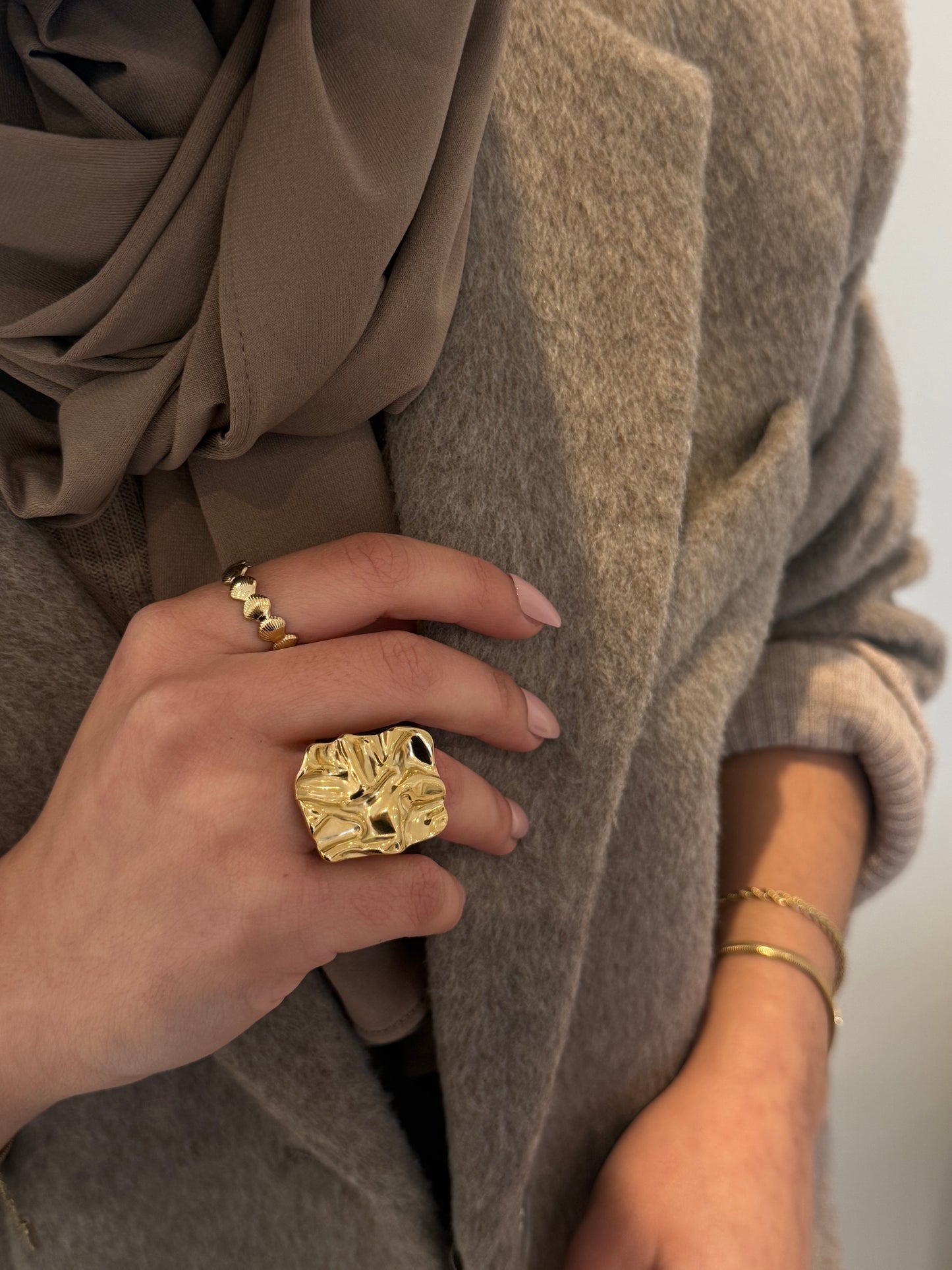 Bague Fine Coquillage Gold