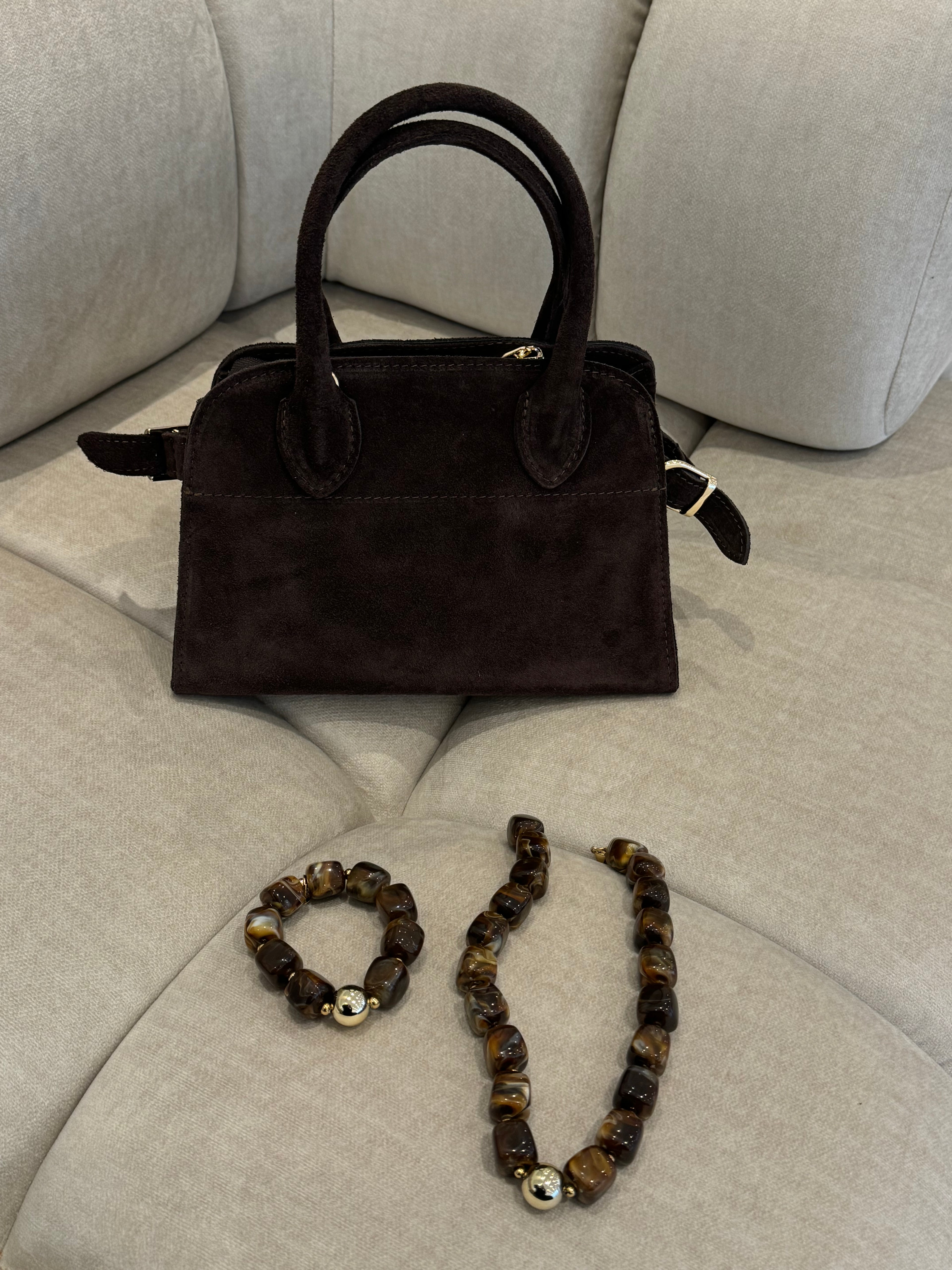 Ensemble Résine Marron Foncé