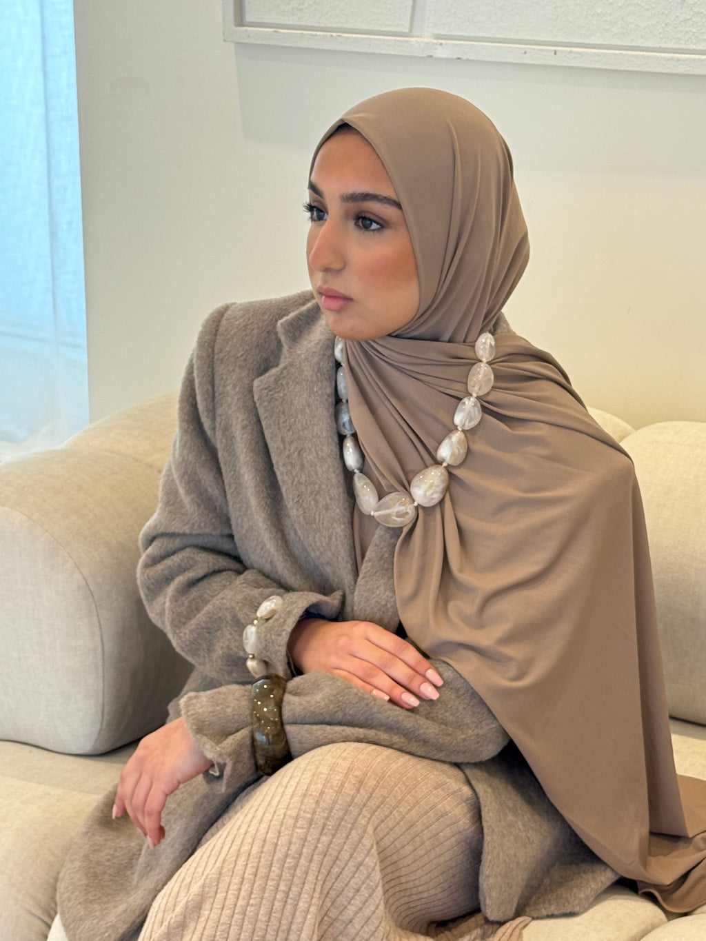 Collier Résine Ivoire