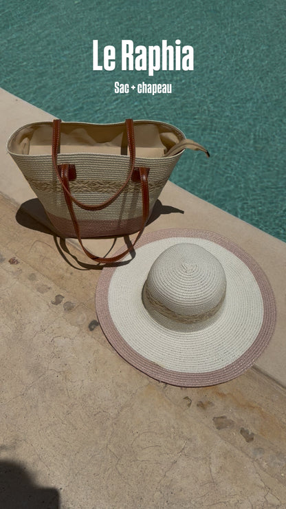 Le Raphia (Sac + Chapeau)