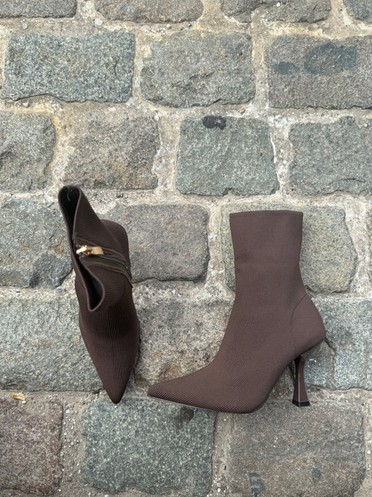 Bottines à Talons Marron