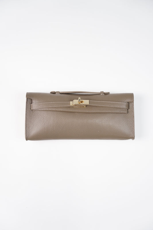 La Pochette Intemporelle Taupe Foncé