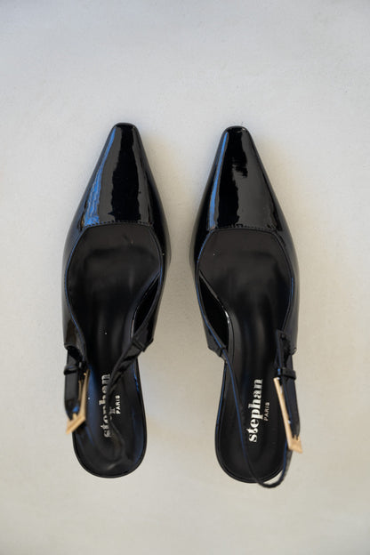 Talons carré Noir